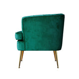 Artiss Armchair Velvet Green Norvia UPHO-C-ARM-5108-GR