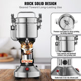 VEVOR 150g Commercial Spice Grinder Electric Grain Mill Grinder High Speed V952-DDDPSGWYMJ15S3X6CV3