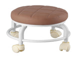 Rolling Ottoman High Density Memory Foam Waterproof Quiet Wheels Double Layers Footrest Stool for V1294-YM0703-3116230006313