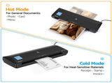 Devanti A3 Laminator Machine, Hot & Cold Thermal Fast Lamination Anti-Jam Laminator for Office LAMI-OL381-A3-BK