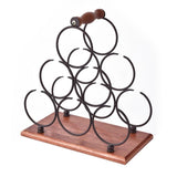 1Pc Coffee Wine Display Rack Iron Stand for Elegant Home Decor V1370-AZ4-19607