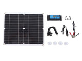 Solar Panel Kit 20W 12V Monocrystalline IP65 Waterproof DIY Solar Panel with 10A Solar Charge V1294-YM0716-3114220057311