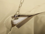 Porch Cover 56 Inch Water-Resistant Oxford Hanging Outdoor Cover All Weather Protected V1192-AZ-W-3262