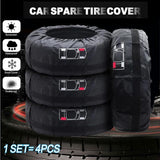 pcs Car Tire Covers 19-23" Waterproof Dustproof Car Wheel Protector V1237-ZY-203-3347