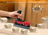 Multi-Blade Woodworking Chamfer Plane - Hand Planer for Edge Trimming & Corner Flattening, V1107-146-79529