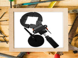 Right Angle Woodworking Clamp Black ABS Corner Clamp Fixation 1 Piece V1370-AZ4-20122