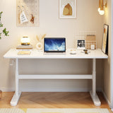 White Height-Adjustable Study Desks/Solid Wood Study Desk/Home Office/1M/1.2M V1057-DM6226-120CM
