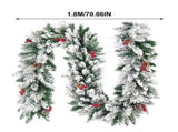 Christmas Rattan Garland Artificial Xmas Rattan Decoration Christmas Decoration for Indoor or V1294-YM0714-10310426