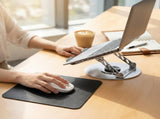 Adjustable aluminum alloy laptop stand , adjustable height and V888-ELOSUNG54394