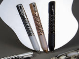 18X Geometric Metal Crinkle Pen Fidget,Stress Relief Metal Shape Shifting Switchpen,0.5mm V1369-AZ3-W-19089