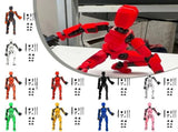 T13 Action Figure Set, Dummy Robot Titan 13 Action Figures, Desktop Decorations for Game Lovers V1192-AZ-W-24012
