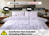 White Lucerne Bloomscape Quilt / Doona / Duvet Cover set V745-AQ08161K3