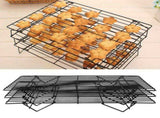 3Layer Folding Cooling Rack Baking Tools Cake Stand BBQ Grill Household Supplies V1294-YM0901-3113200107011