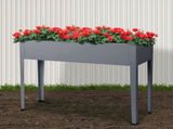 Green Fingers Garden Bed Elevated 100X80X30cm Planter Box Container Galvanised GARDEN-ALUMGR-PLAT-L