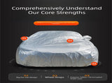 Silver 2M Universal Car Cover 170T Taffeta Fabric, All-Weather Protection for V888-ELOSUNG36790