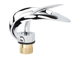 Waterfall Bathroom Faucet Single Handle Hot Cold Bathroom Sink Faucet Vanity Faucet Snake Head Shape V1294-YM0901-3112240011613