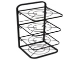 Kitchen Pots Organizer 4 Tiers Adjustable Height Space Saving Pan Rack for Under Sink Cabinet V1294-YM0703-3118230064611