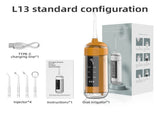 L13 Orange Portable Electric Water Flosser - Handheld Teeth Cleaner, USB Rechargeable, Deep Oral V888-ELOSUNG11765