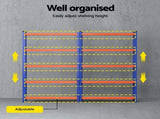 2 x 1.8M Giantz Garage Shelving Warehouse Rack WR-E-9X18-GVN-BOX2