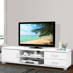 Artiss Entertainment Unit TV Cabinet 120cm White Dylan FURNI-L-TV120A-WH