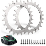 2 Pieces Stainless Steel Cleats, Compatible with Bosch Indego V1237-ZY-528-017