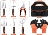Garden Tools, 3 Pack Heavy Duty Gardening Tools Garden Tools, 8 Piece Gardening Tools V1258-DP02-C-961