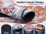 Artiss 160 cm Round Rugs for Living Room With Silicone Dots Grip For Bedroom Entryway 5mm Ultra Thin FLR-3200-160RO-OG