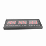 Large Digital LED Wall Timer Battery Clock With Calendar Temperature V1294-YM0901-09EXJ45201