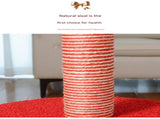 Festive Christmas Tree Cat Scratcher & Condo 2-in-1 Sisal Post with Cozy Hideaway Bed V888-ELOSUNG34365