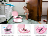 Portable Folding Potty for Toddlers Compact Travel Toilet with Cat Design, Easy to Carry & Clean, V1107-CS-ETCZZDZBQF