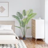 Artificial Palm Tree, 1.8mTall Faux Plant, Secure PE Material & Anti-Tip Tilt Protection V952-RZRDZW6FT1BLLKB97V0