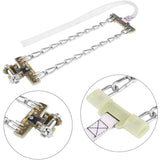 Tire Anti-Skid Chain, 3 pcs Steel Anti-Skid Chain For Car Snow Mud Chain V1188-MS-227-2457