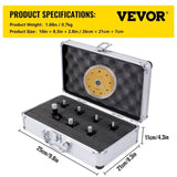 VEVOR Drill Bits 7PCS Hole Saw 6/6/8/8/10/12/14mm Tile Hole Saw Kit Vacuum Brazed V952-JTQHJGSKZTJ76YD1YV0