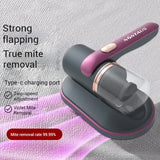 Gold Portable UV Mattress Cleaner, Handheld Wireless Dust Mite Vacuum, Home UV Sterilizer for Bed, V888-ELOSUNG13059