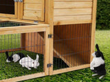 Furtastic 2-Storey Chicken Coop & Rabbit Hutch With Large Run WCC-JOY-009-CSR