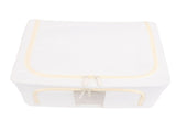 Fabric Bins Multipurpose Large Capacity Foldable Thickened Cotton Linen Steel Frame Clothes V1294-YM0901-3117240240212
