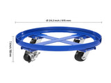 55 Gallon Drum Dolly 2000 lbs Barrel Dolly Cart Drum Caddy 4 Caster Wheels V952-JSYTTCTG55JLFCM9TV0