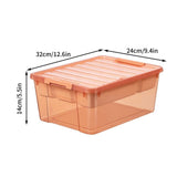 Toy Storage Box Organizer-Multi-Layer Compartmentalized Plastic Storage Container for Arts, Crafts, V1370-AZ4-19766