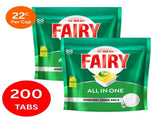 Fairy All In One x 200 Lemon Dishwasher Tablets FAIRY-80787322X2_NZ