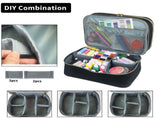 Double-Layer Sewing Bag Accessories Organizer, Large Sewing Supplies Storage for Tools Kit, Thread, V1192-AZ-W-0243