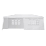 Instahut Gazebo 3x6m Marquee Wedding Party Tent Outdoor Camping Side Wall Canopy 6 Panel White GAZEBO-WED-C-FG-3X6-6W-WH