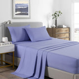 Royal Comfort Bamboo Cooling 2000TC Sheet Set - King Single-Mid Blue ABM-205667