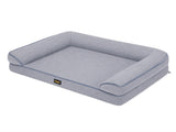 Pawz Cooling Orthopedic Dog Bed Waterproof Lining Washable Memory Foam Grey S PT1423-GY-S-AU