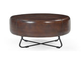 BOLERO LEATHER COFFEE TABLE/OTTOMAN V742-M21942