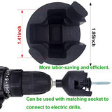 100s Black Electric Fence Insulator Screw-in Insulator Fence Ring Post Wood Post Insulator and 1 V1369-AZ3-W-05031