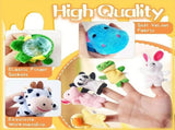 10pcs Mini Animal Finger Puppets Set for Kids V728-LP601100060743611