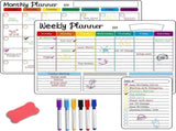 Monthly Planner & Weekly Planner Whiteboard Set Magnetic Planning Board Magnetic Monthly Planner V1188-MS101-01625-1