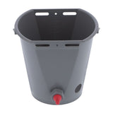 Milk Feed Bucket with 4 Nipples Check Valves Livestock Plastic Feeding Equipment 8LFor Lamb V1294-YM0901-3111210205412