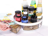 Spice Spinner Rack Corner Round Multi Functional 2 Tiered Storage Organizer Holder V1294-YM0901-3117230436711