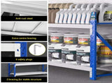 Giantz 2x 0.9M Garage Shelving Workbench Warehouse Rack WR-F-20060-900BG-ABX2